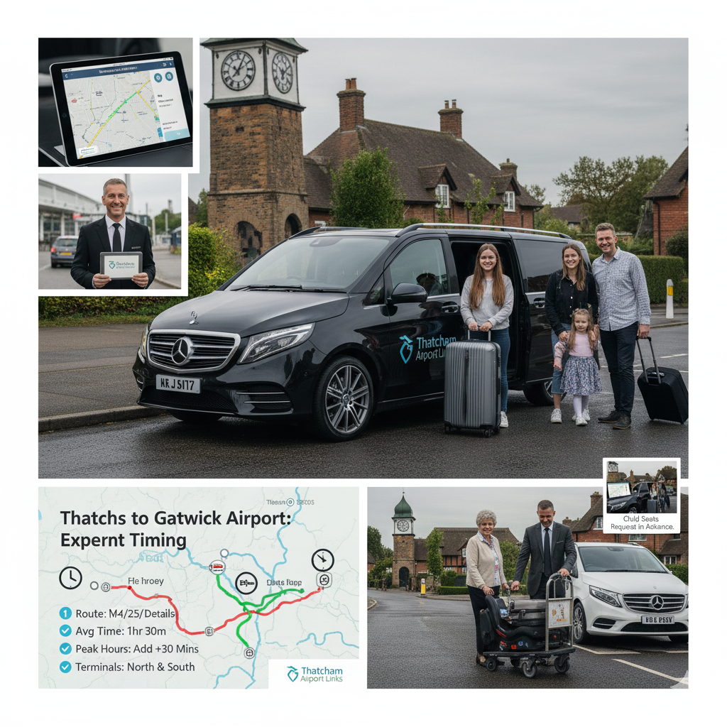 Thatcham airport taxi parked and ready for airport transfer service